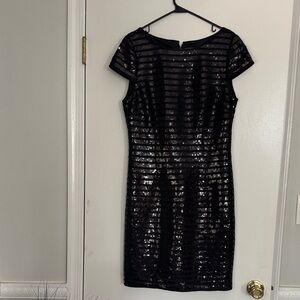 Ali Ro 12 sparkly evening dress